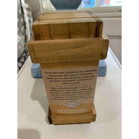 True Genius Puzzle Capsule - Three Ancient Puzzles NEW - Picture 2 of 4